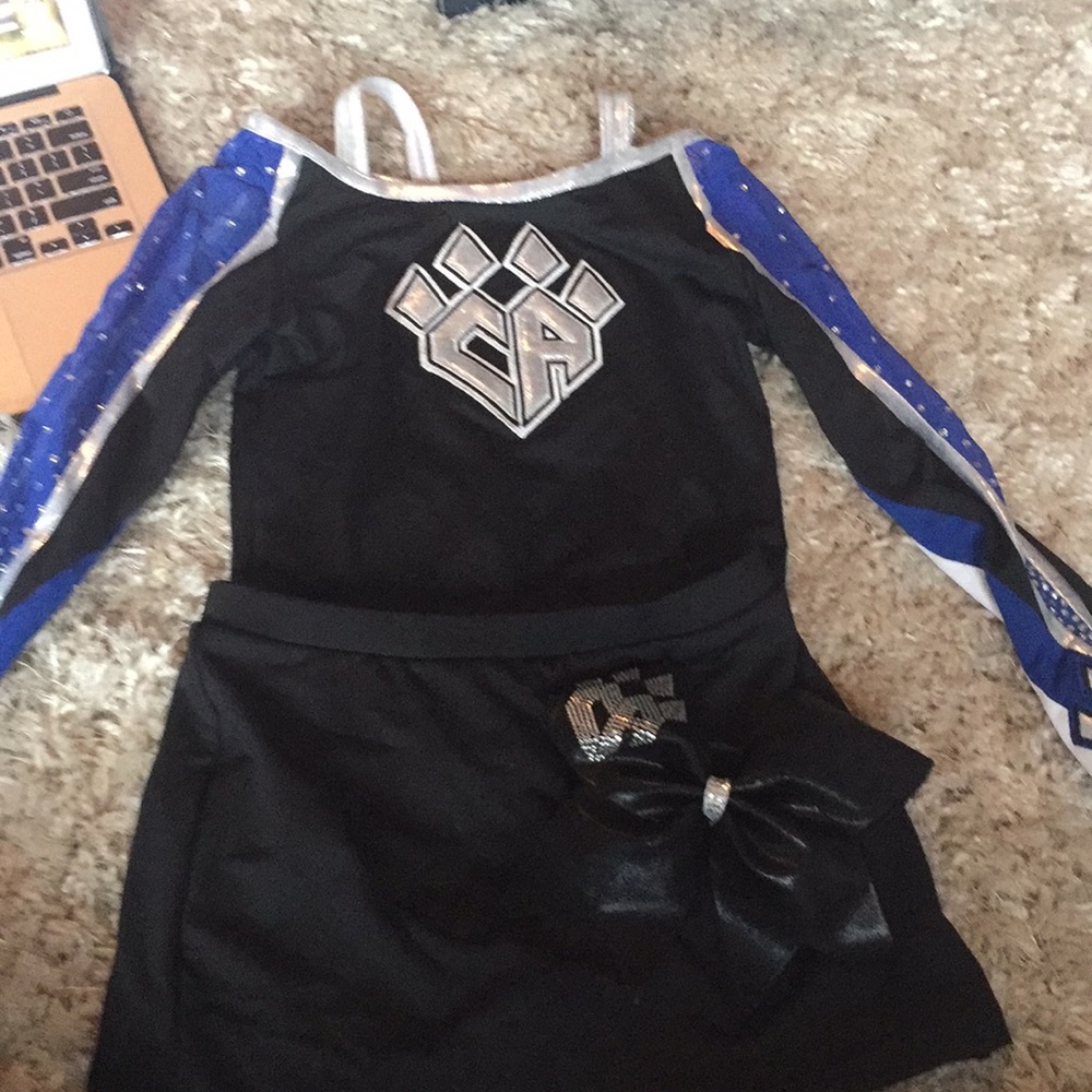Cheer Athletics competition uniform and bow!!